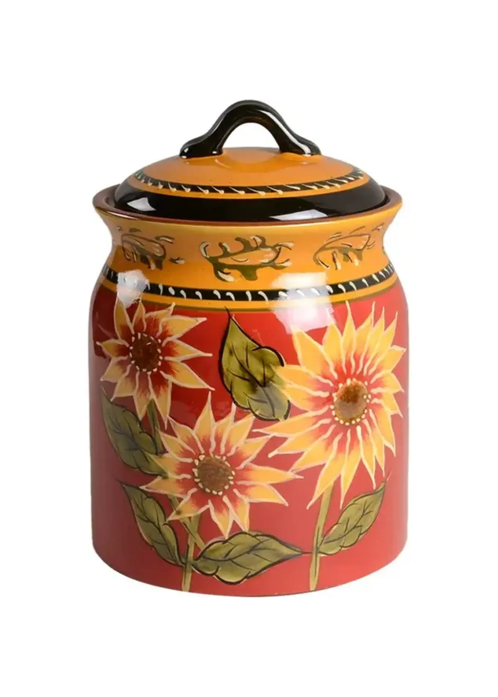 PIER 1 SUNFLOWER COOKIE JAR