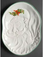 PFALTZGRAFF CHRISTMAS HERITAGE EMBOSSED SANTA PLATE