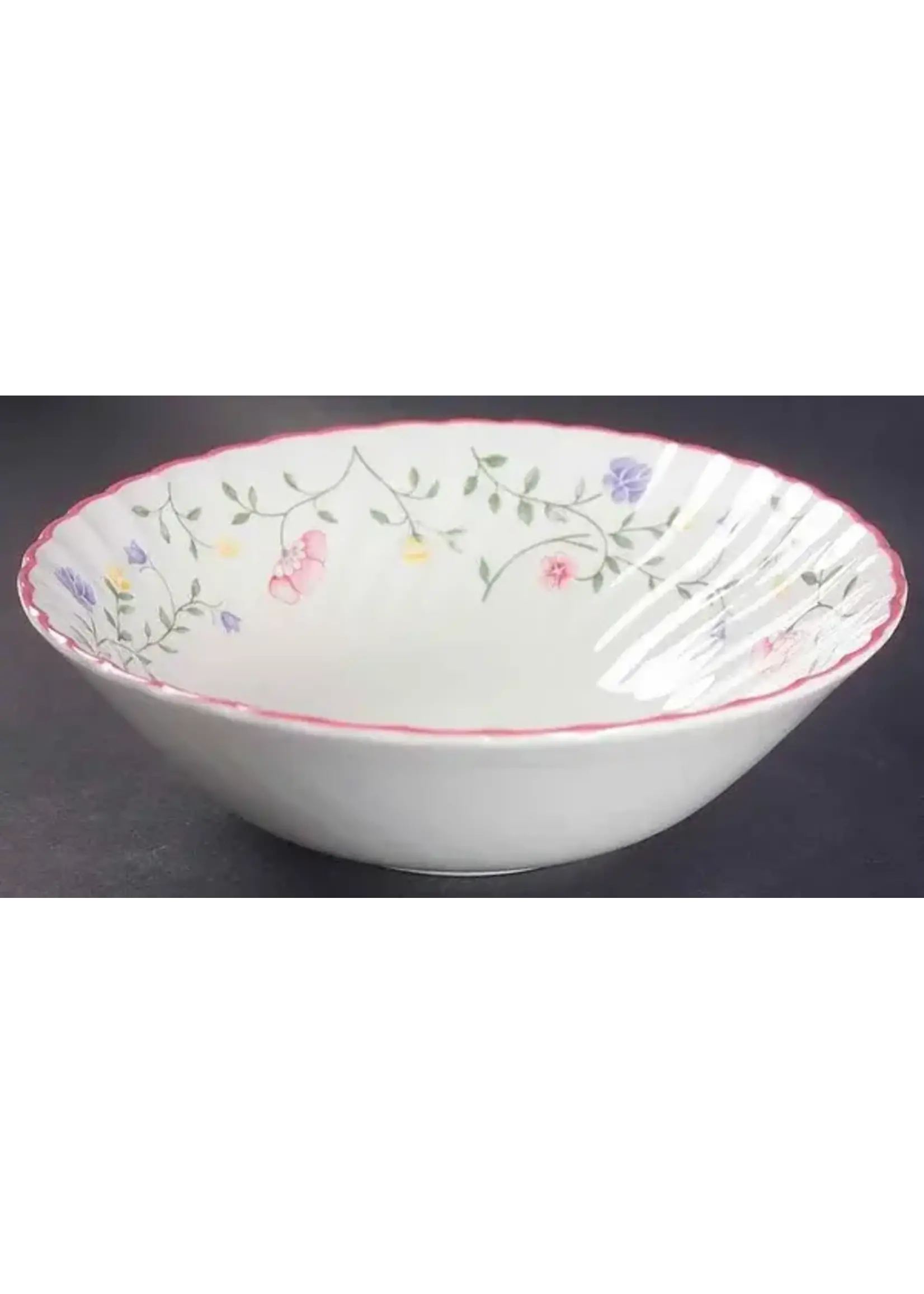 JOHNSON BROTHERS SUMMER CHINTZ ROUND VEGETABLE BOWL  8"  MADE IN ENGLAND