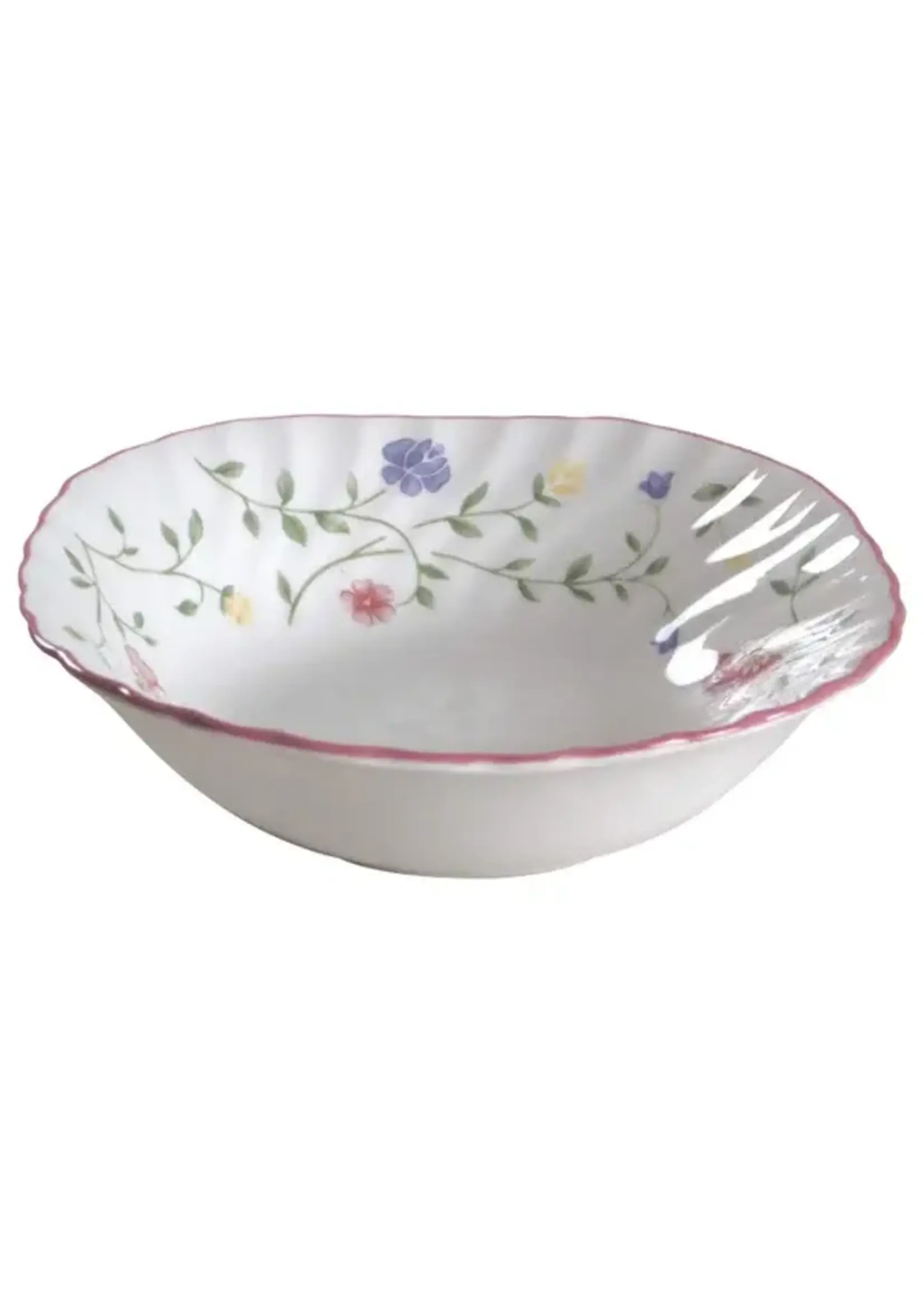 JOHNSON BROTHERS SUMMER CHINTZ SQUARE CEREAL BOWL