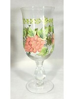 WAVERLY FLORAL MANOR WINE GOBLET 7 7/8"