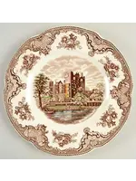 JOHNSON BROTHERS OLD BRITAIN CASTLE BROWN MULTICOLOR DINNER PLATE