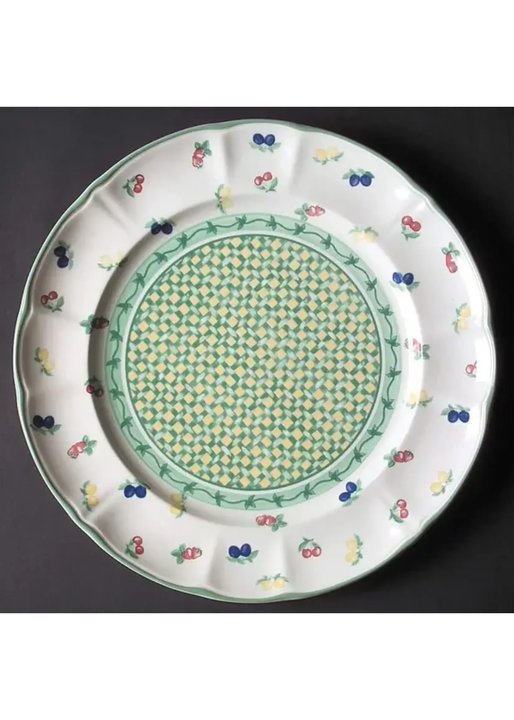 RICHARD GINORI RICHARD GINORI BOBOLI GARDENS 12" ROUND CHOP PLATE