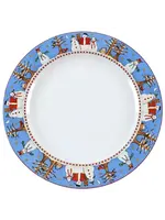 SAKURA SNOWMAN DINNER PLATE 10 3/4"