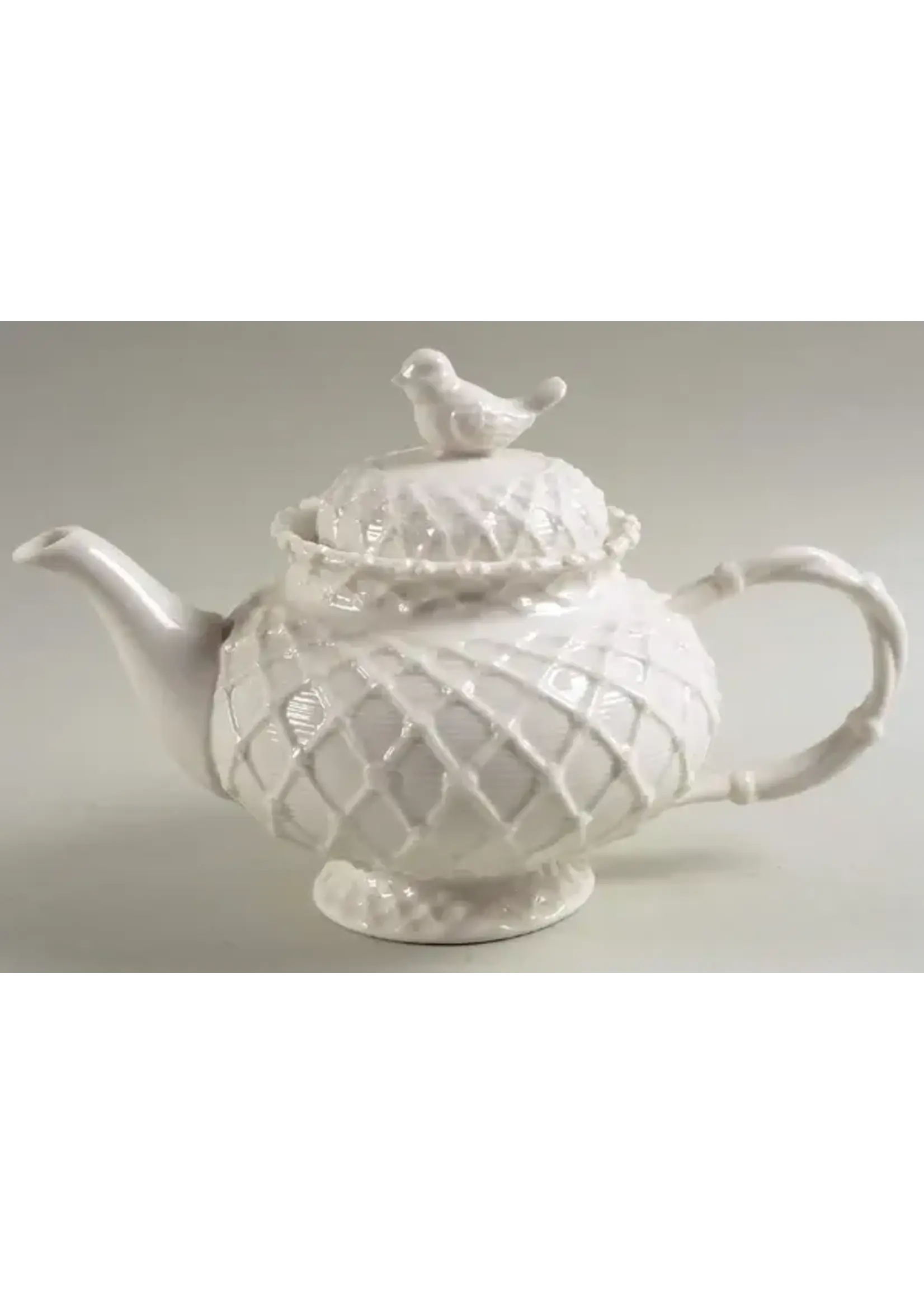 GRACE'S TEAWARE VICTORIAN BIRD TEAPOT