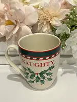 LENOX HOSTING THE HOLIDAYS MUG NAUGHTY