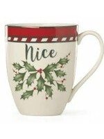 LENOX HOSTING THE HOLIDAYS MUG NICE