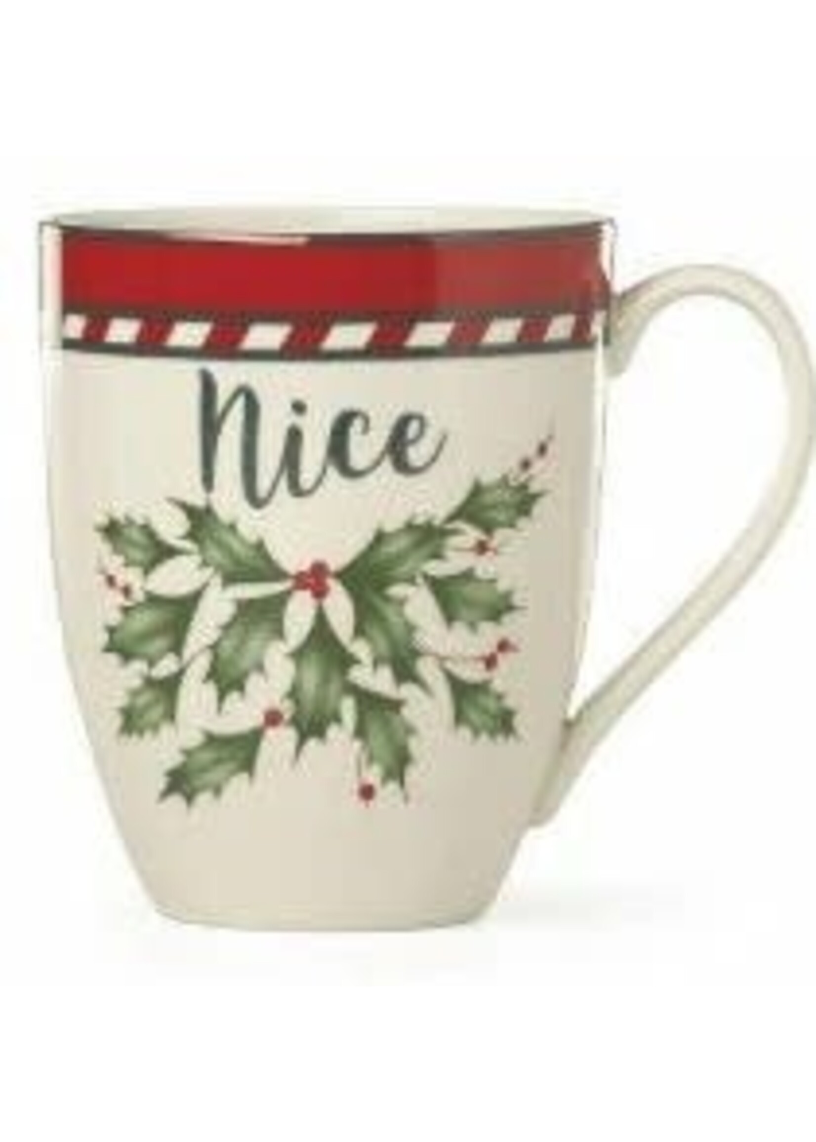 LENOX HOSTING THE HOLIDAYS MUG NICE