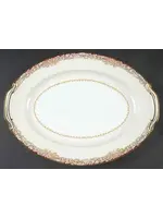 NORITAKE HARMONY GOLD TRIM OVAL PLATTER 11 5/8"