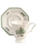 NIKKO CHRISTMASTIME CUP & SAUCER 3 3/8