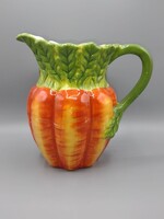 PIER 1 CARROTS PITCHER 9"