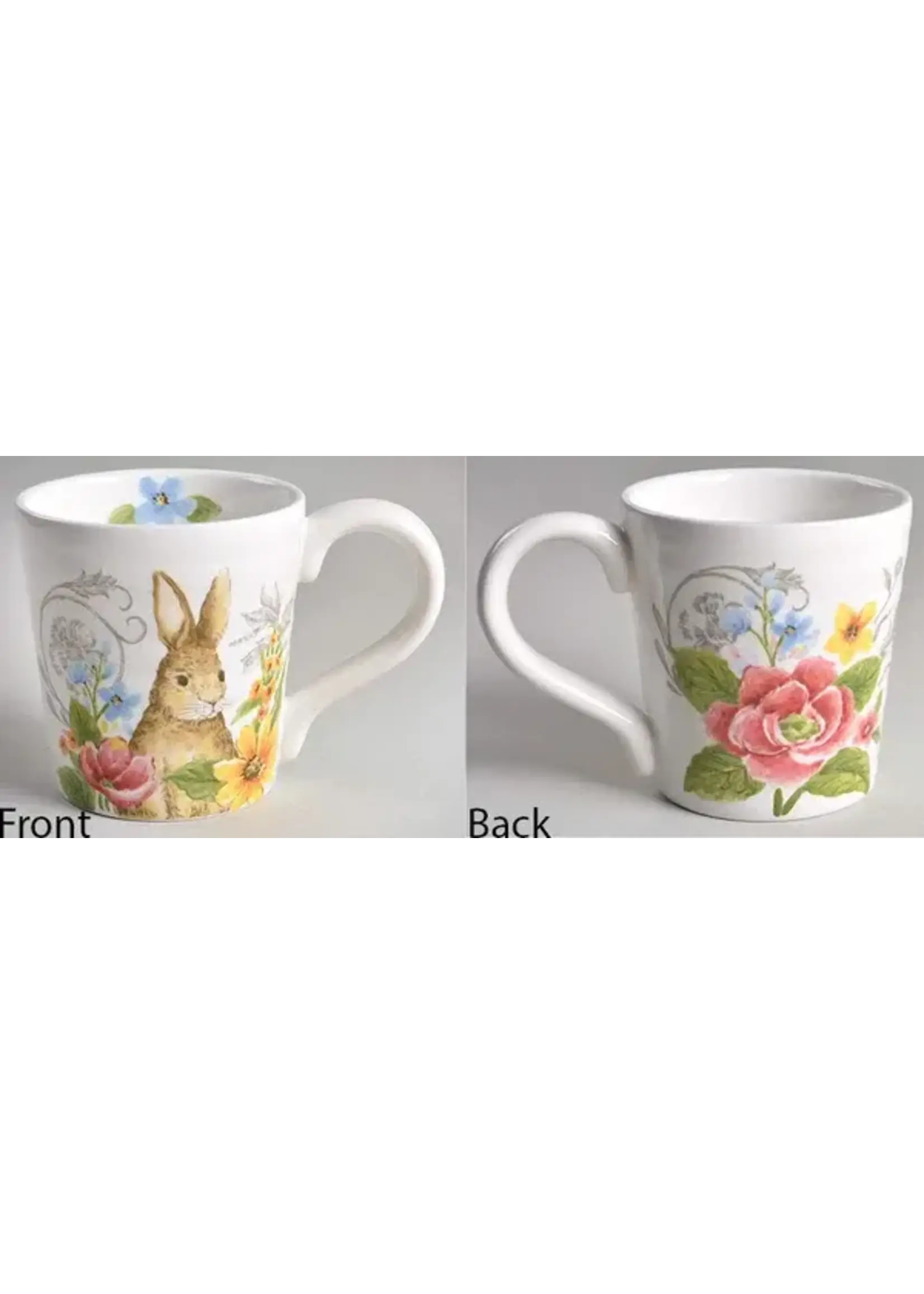 MAXCERA BUNNY W/ FLOWERS MUG