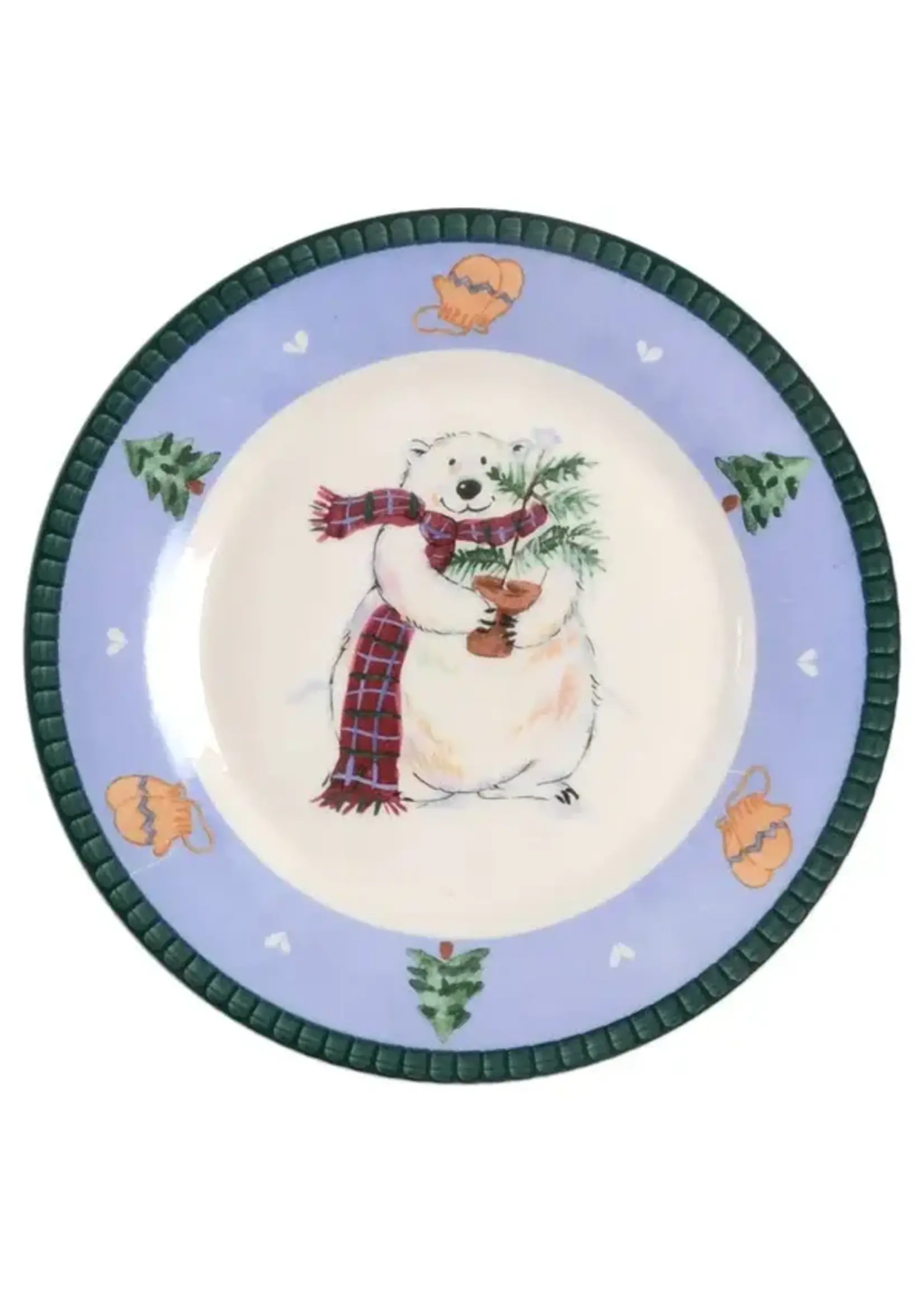 PFALTZGRAFF SNOW BEAR SALAD ACCENT PLATE 8 3/8"