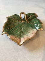 FITZ & FLOYD  RENAISSANCE LEAF CANDY DISH  7"