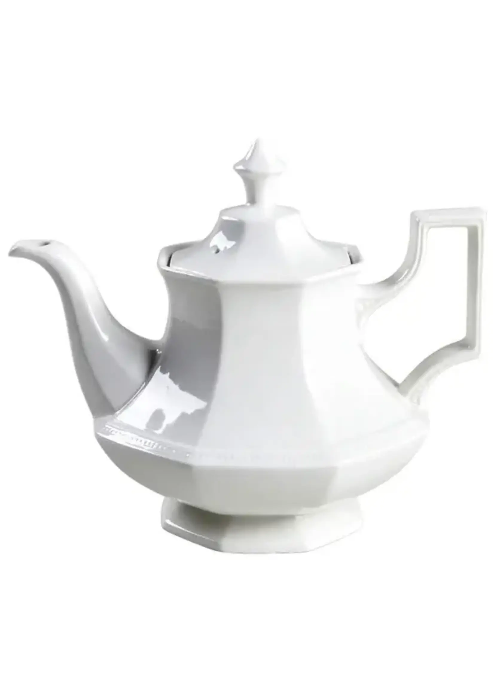 JOHNSON BROTHERS HERITAGE WHITE TEAPOT 7 5/8"