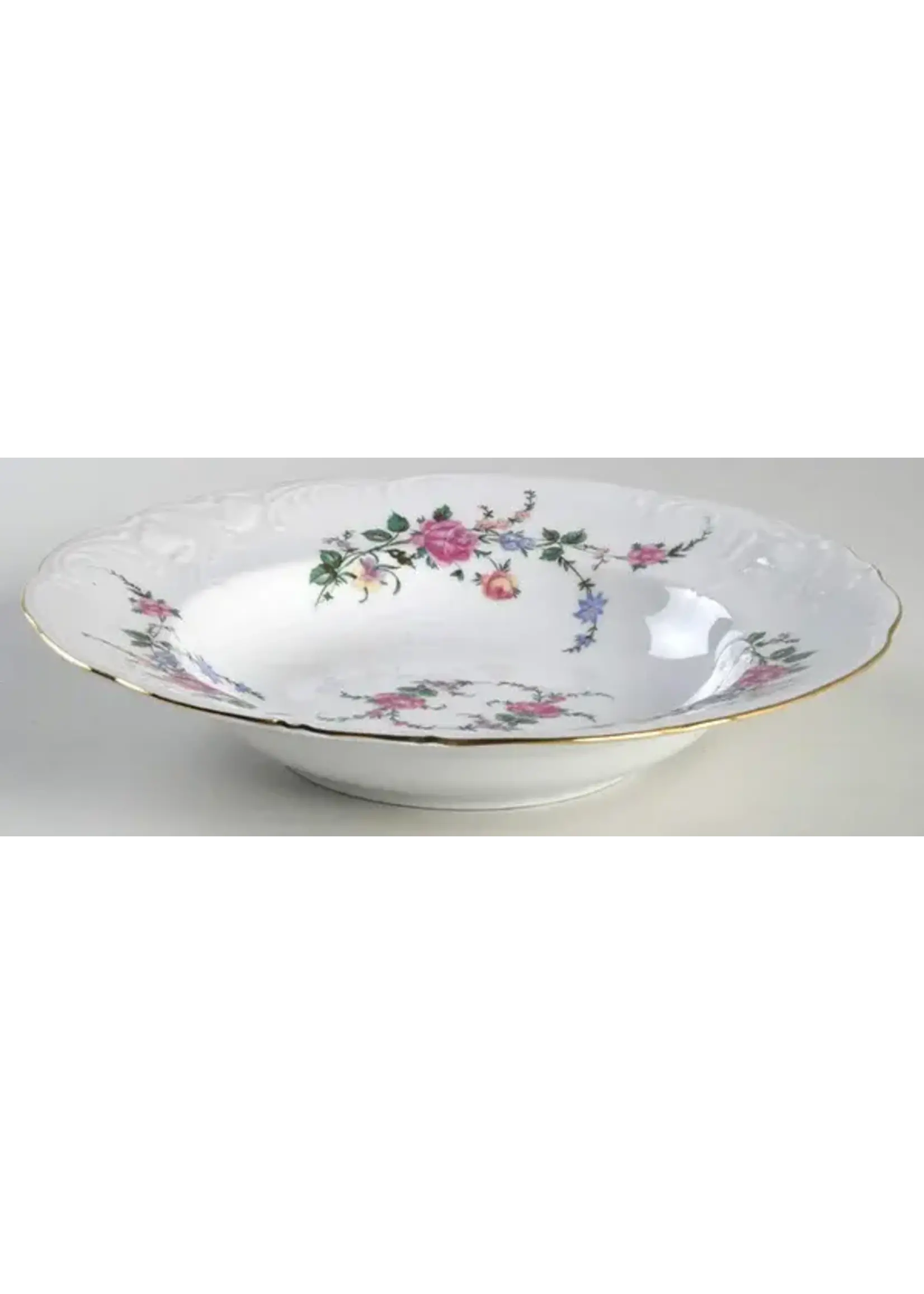 WALBRZYCH WALBRZYCH BAVARIAN ROSE RIM SOUP BOWL