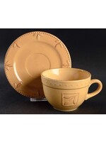 SIGNATURE SORRENTO WHEAT(GOLD) JUMBO CUP AND SAUCER