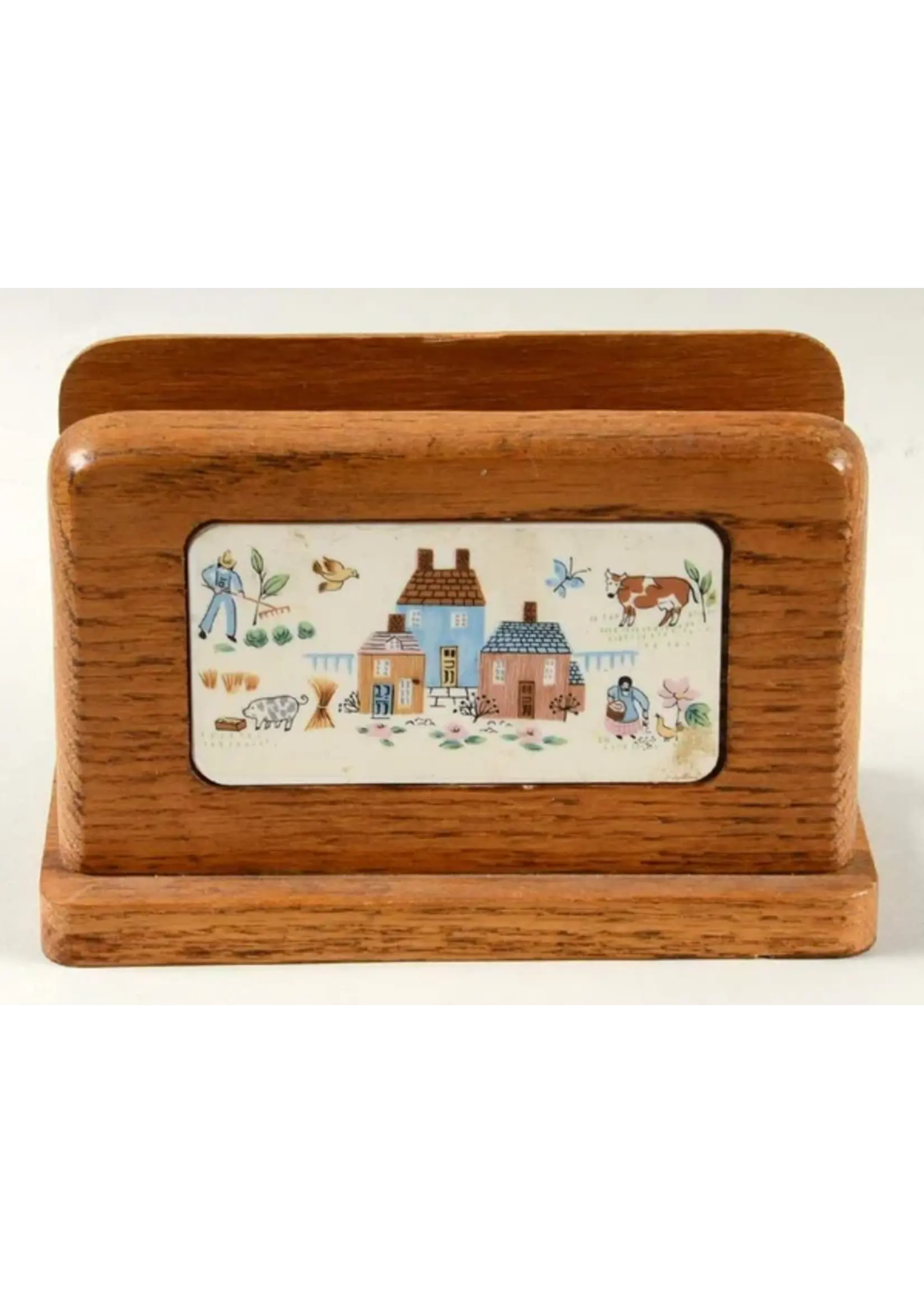 INTERNATIONAL HEARTLAND WOOD NAPKIN HOLDER