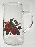 FRANCISCAN APPLE (MADE IN ENGLAND BACKSTAMP) 40 OZ GLASSWARE PITCHER  7 1/4"