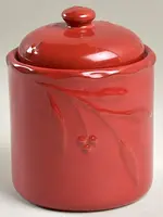 SIGNATURE BELLA RED SML 4 3/4" CANISTER