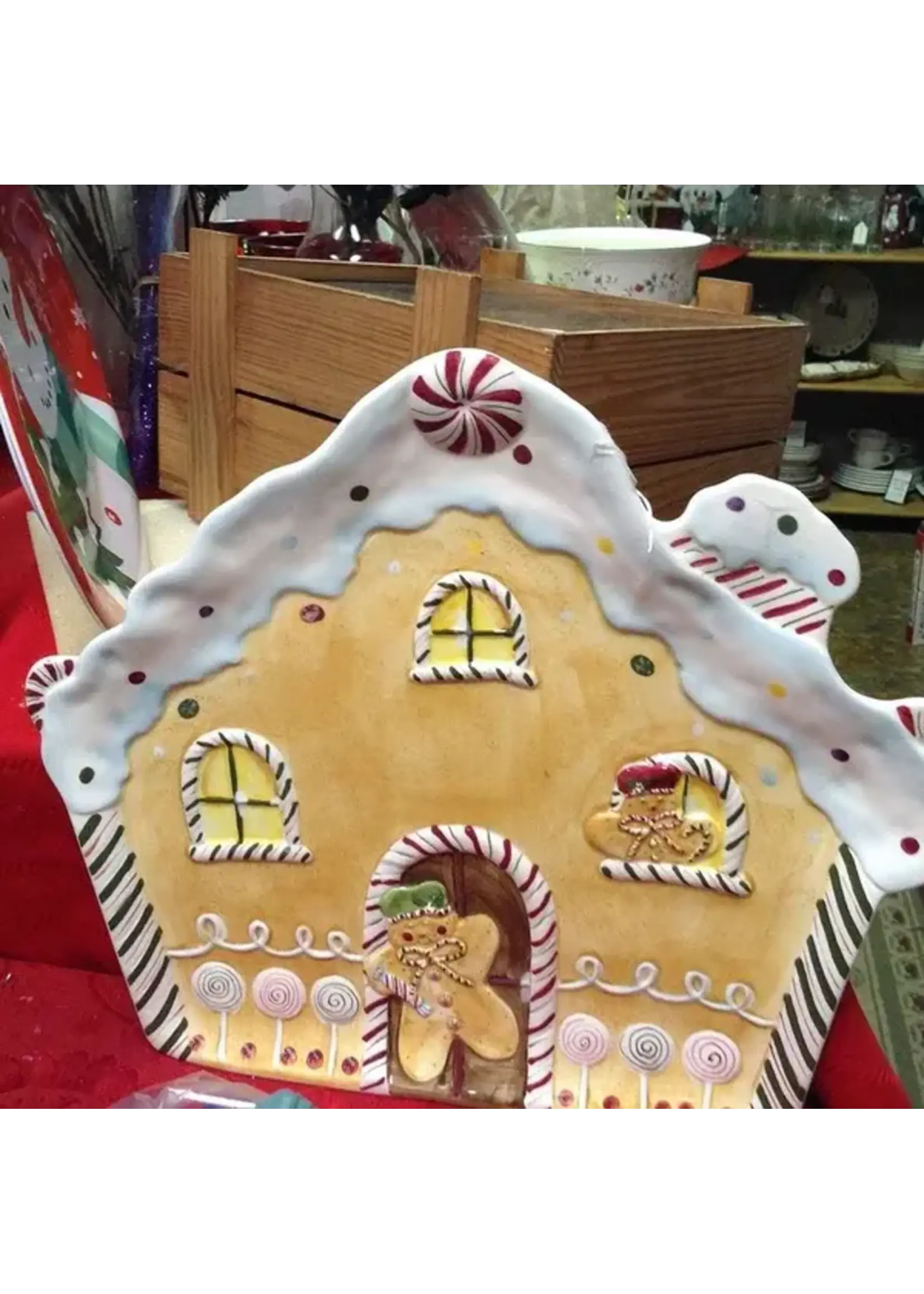 HOLIDAY TREATS 15" FIGURAL PLATTER