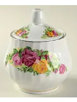 REGENT (CHINA) ENGLISH ROSE SUGAR BOWL AND LID