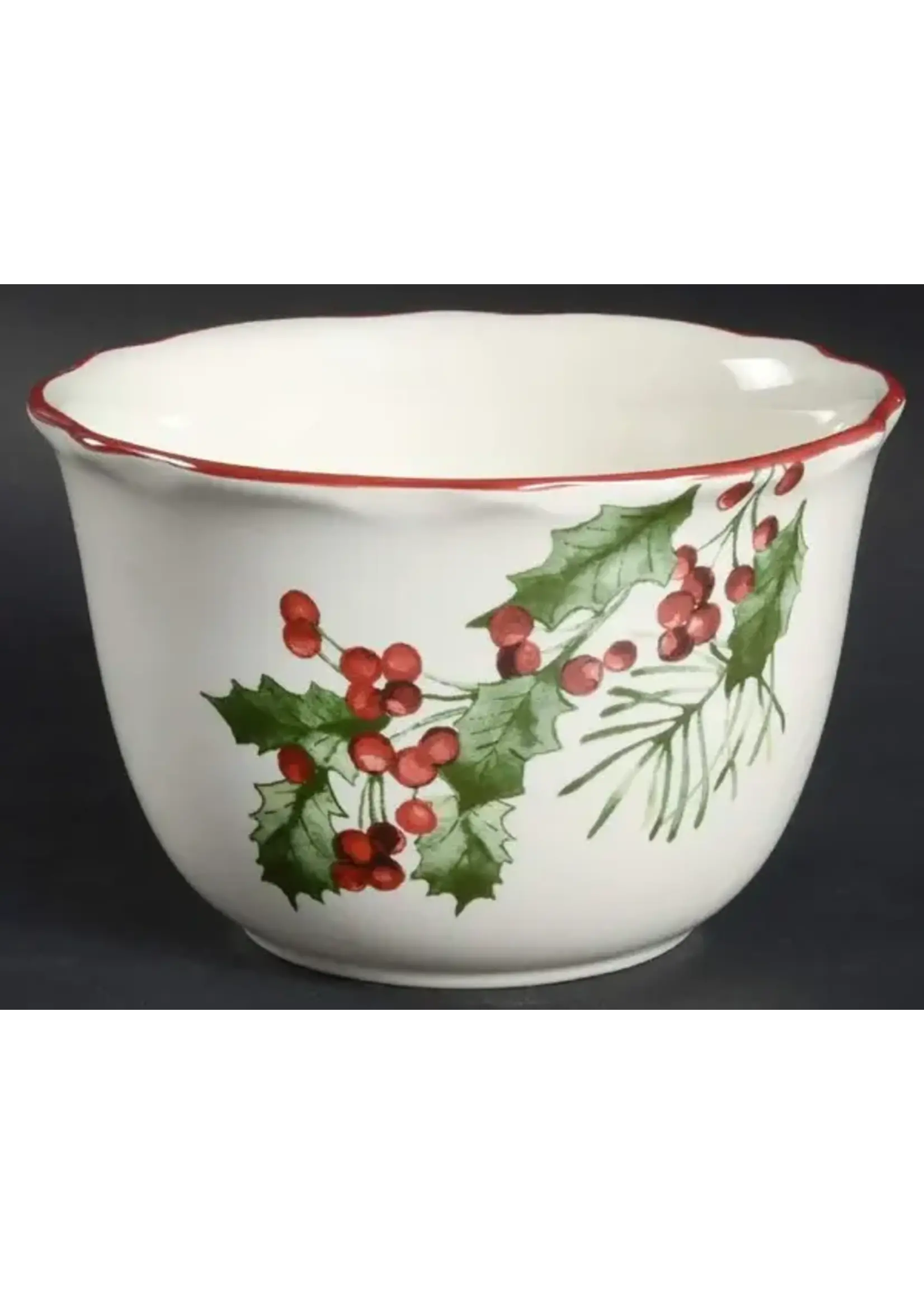 BETTER HOMES AND GARDENS WINTER FOREST NESTING BOWL 6"