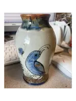 KEN EDWARDS POTTERY EL PALOMAR BLUE VASE