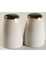 THIRA CREAM SALT AND PEPPER SHAKERS