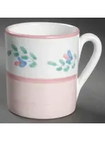 PINK GARLAND MUG 4"