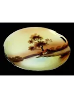 NORITAKE TREE IN THE MEADOW CAKE PLATE HANDLED