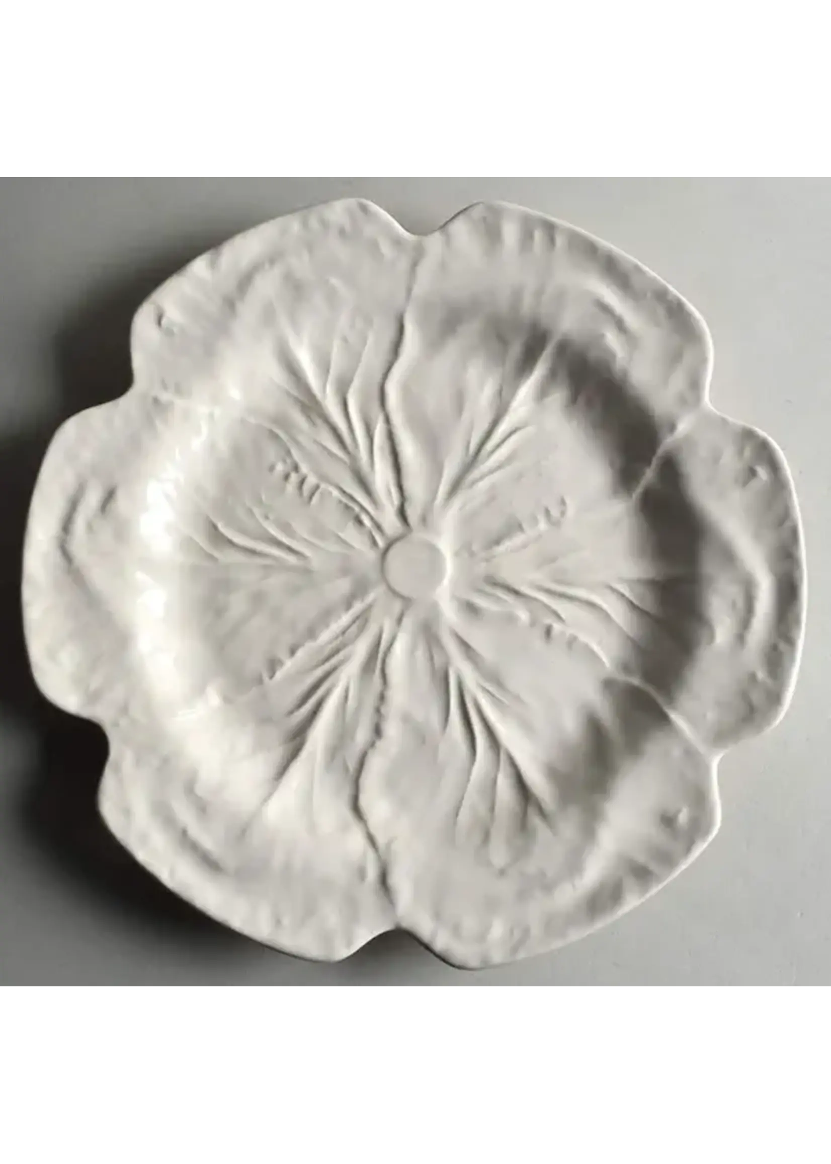 BORDALLO PINHEIRO CABBAGE LEAF BEIGE CHARGER PLATE 12"