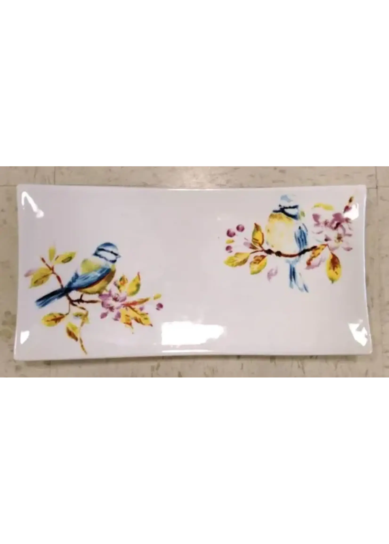 PIER 1 BIRD TRAY RECTANGULAR 12"