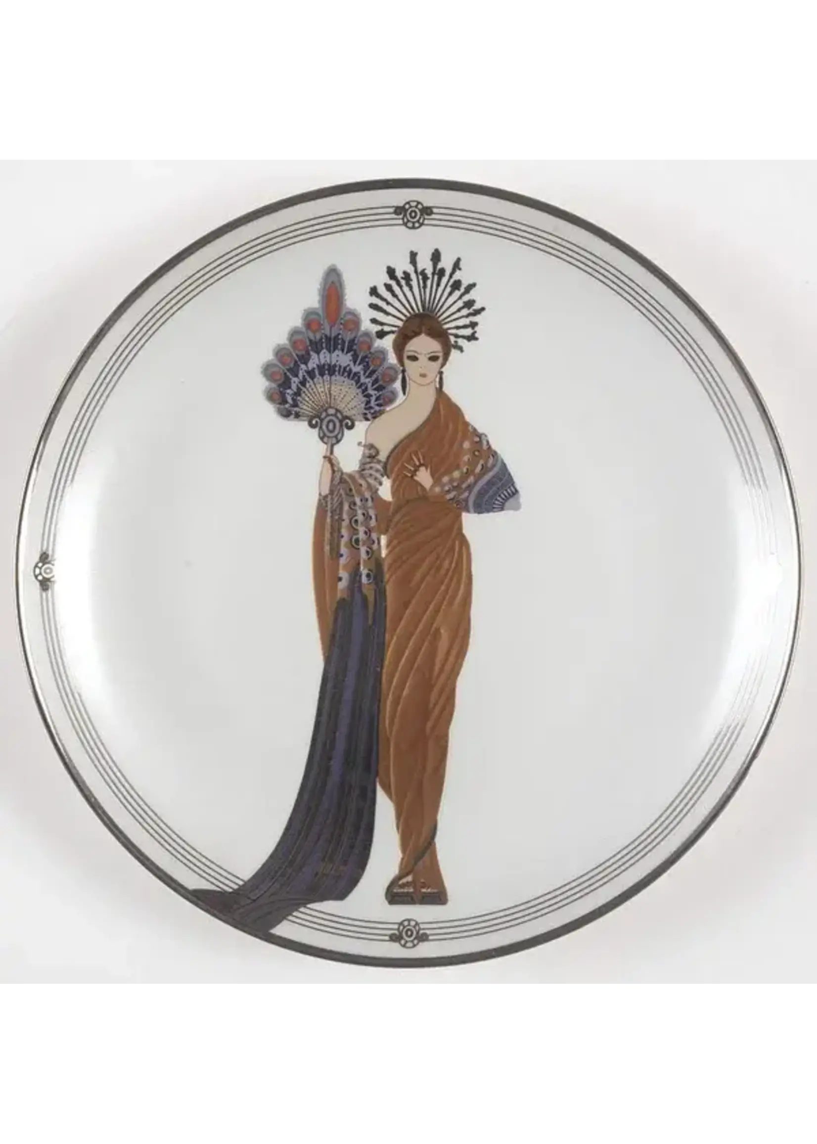 FRANKLIN MINT HOUSE OF ERTE' ATHENA PLATE