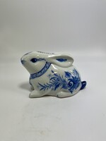 222 FIFTH BUNNY RABBIT BANK BLUE ACCENTS