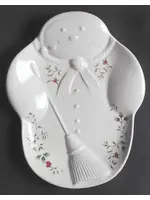 PFALTZGRAFF PLATE-SNOWMAN (EMBOSSED)