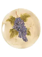 CABERNET SEMI SCALLOP SALAD PLATE PURPLE GRAPES