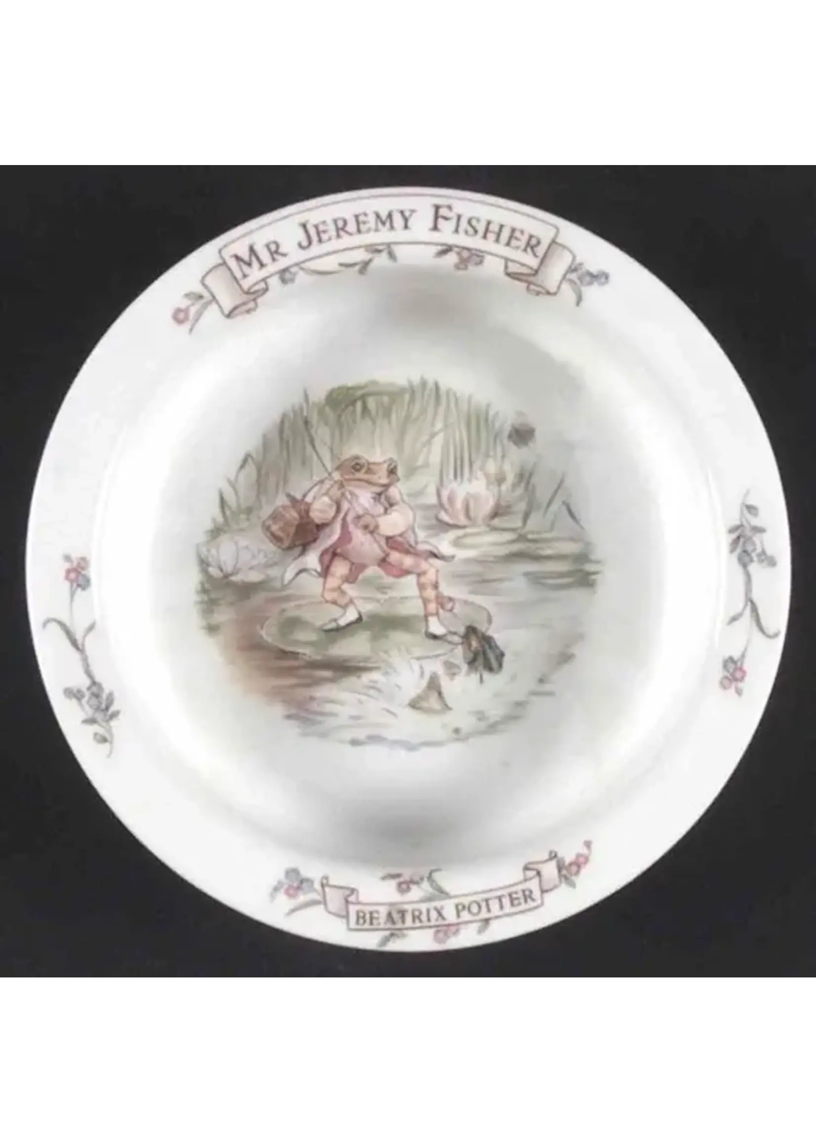 ROYAL ALBERT WORLD OF BEATRIX POTTER PORRAGE BOWL MR JEREMY FISHER