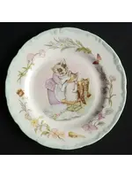 WORLD OF BEITRIX POTTER TOM KITTEN BREAD AND BUTTER PLATE