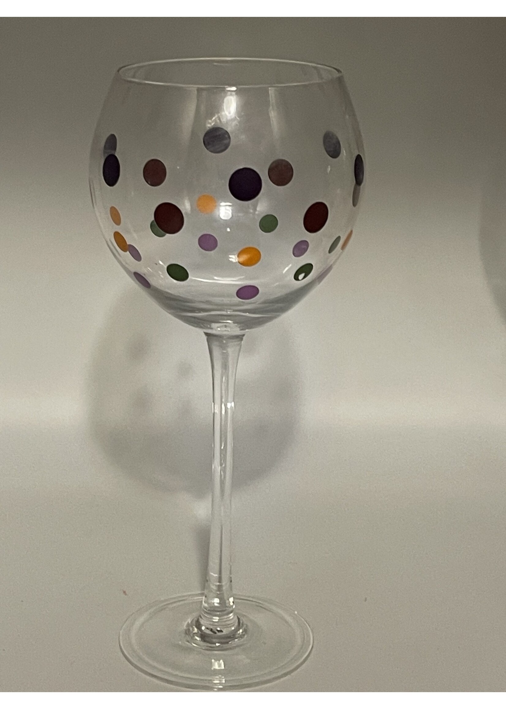 DOTS GLASSWARE WINE BALLOON