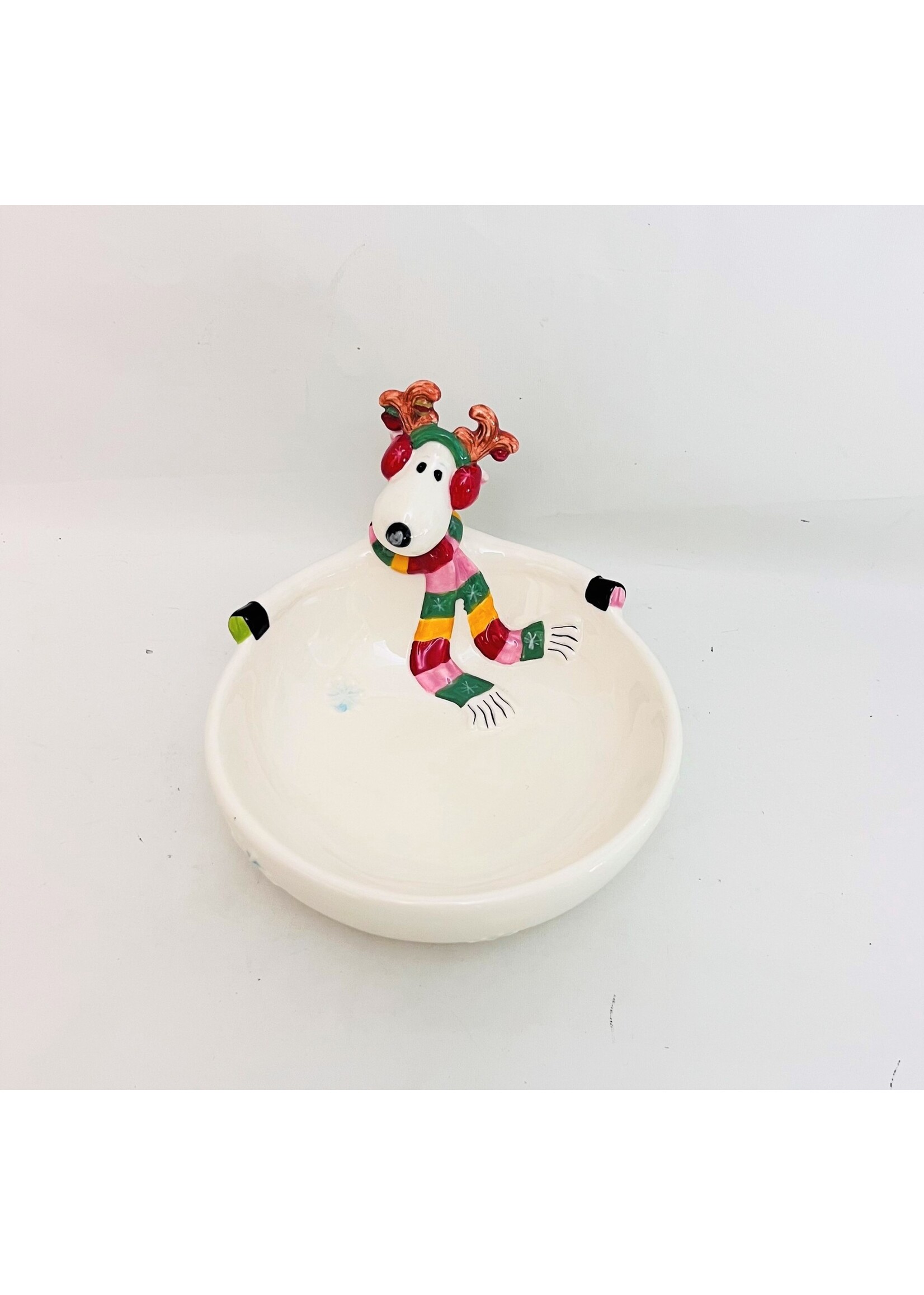 SNOWFLAKE AND JAKE CANDY DISH