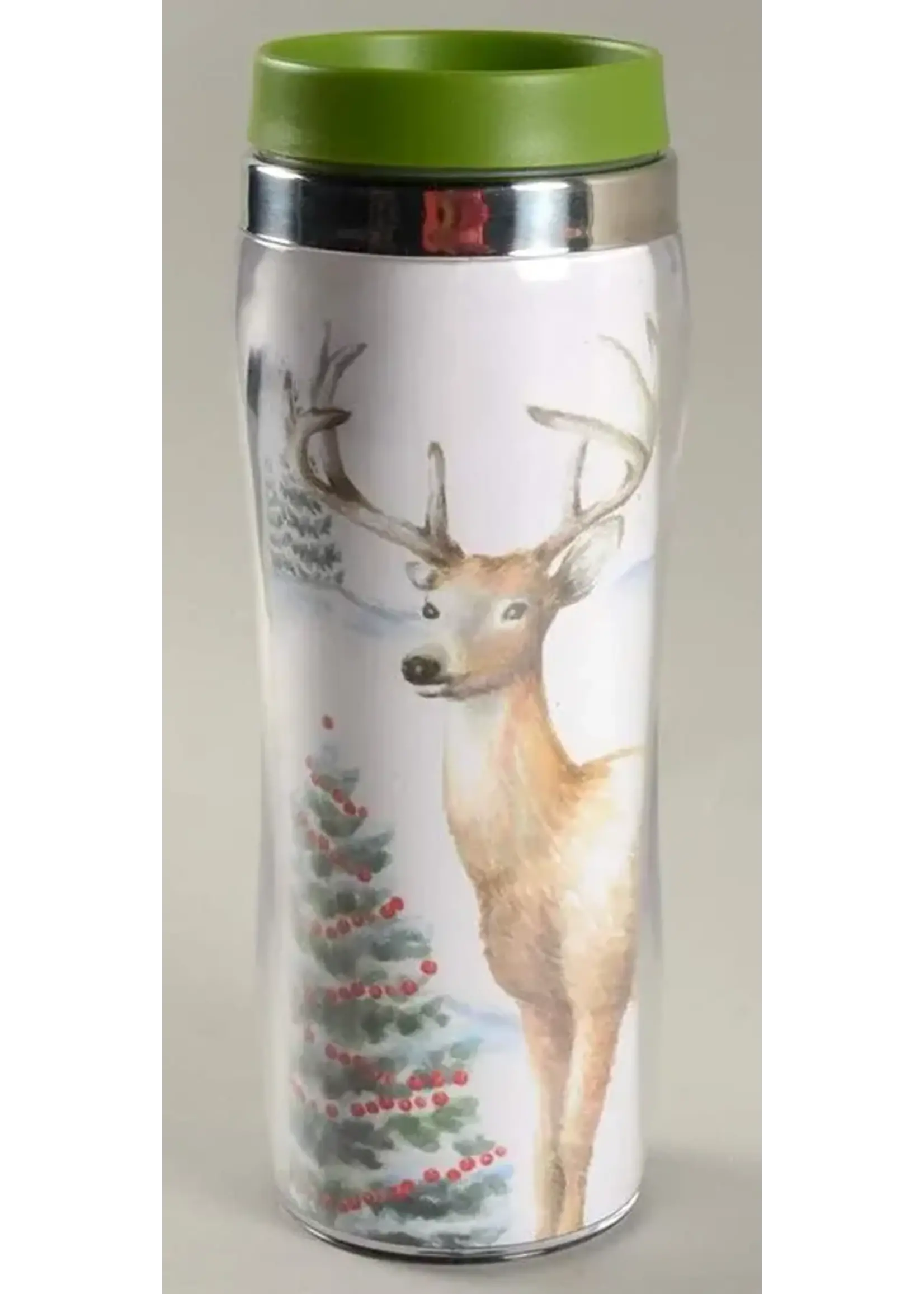 ST. NICHOLAS SQUARE WINTER WHITE TRAVEL MUG 8 3/4"