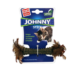 GIGWI Johnny Stick - Catnip - Double Side Natural Feather - Beige