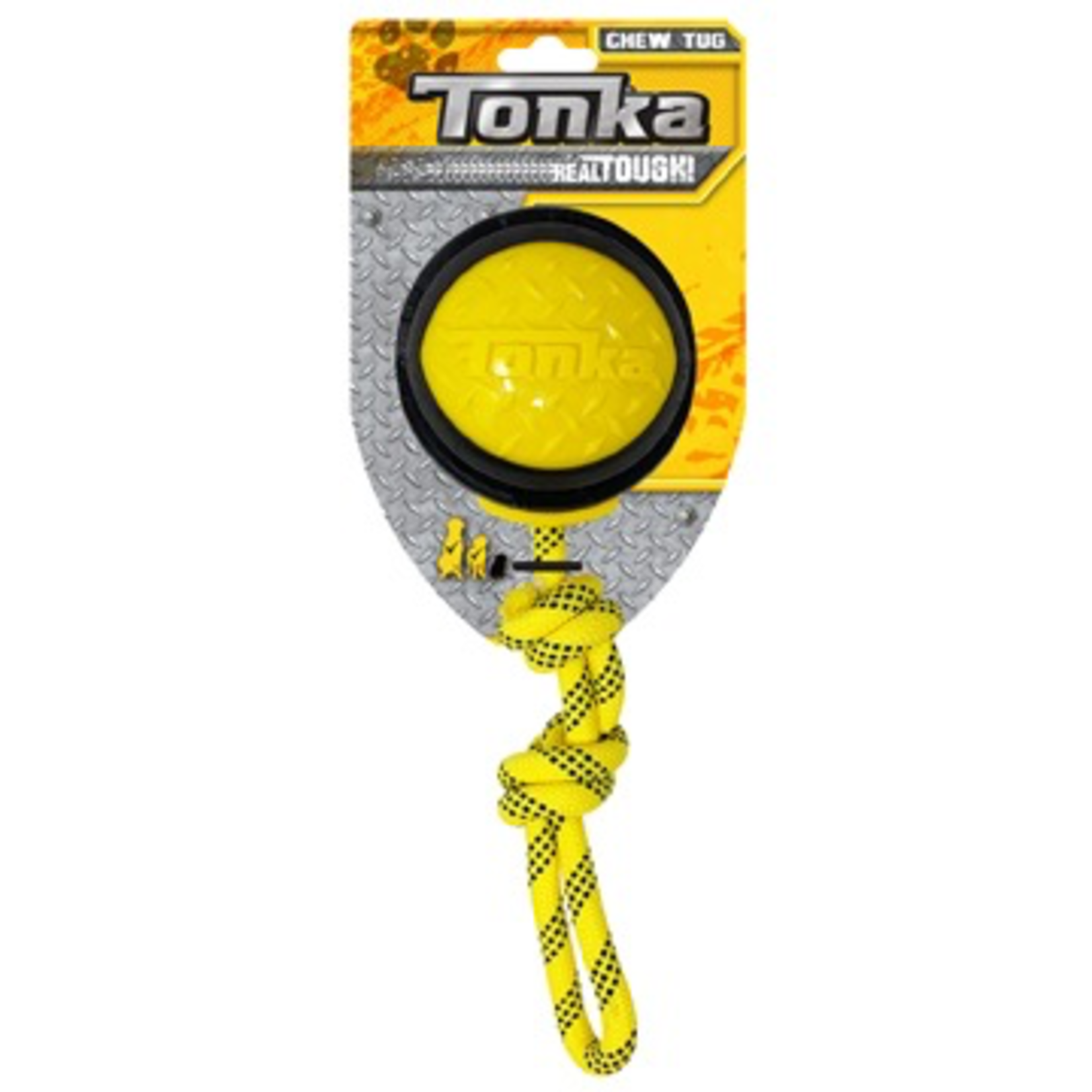 TONKA (W) Tonka Diamond Clad Rope Ball, 4"