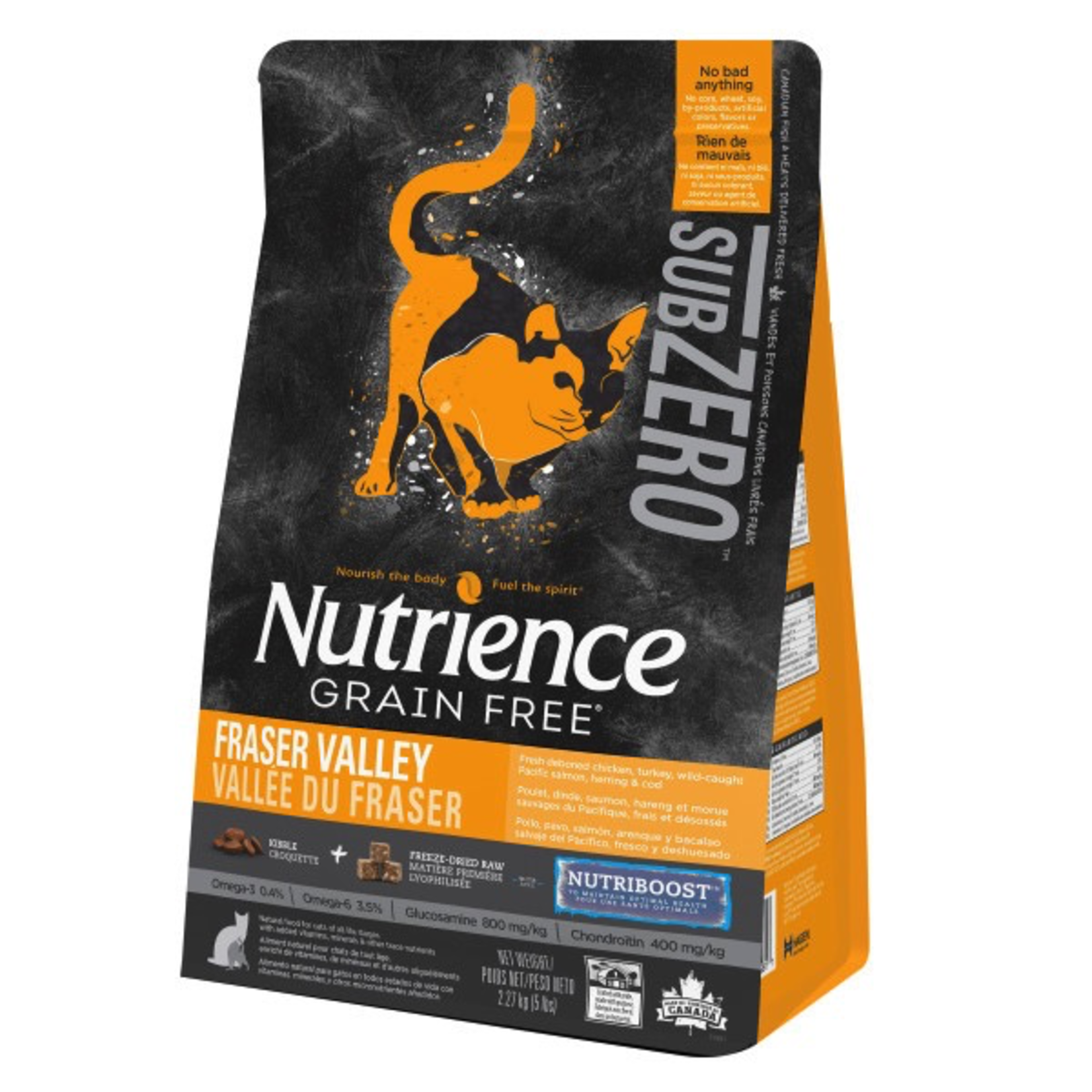 NUTRIENCE Nutrience Subzero for Cats - Fraser Valley, 2.27 kg