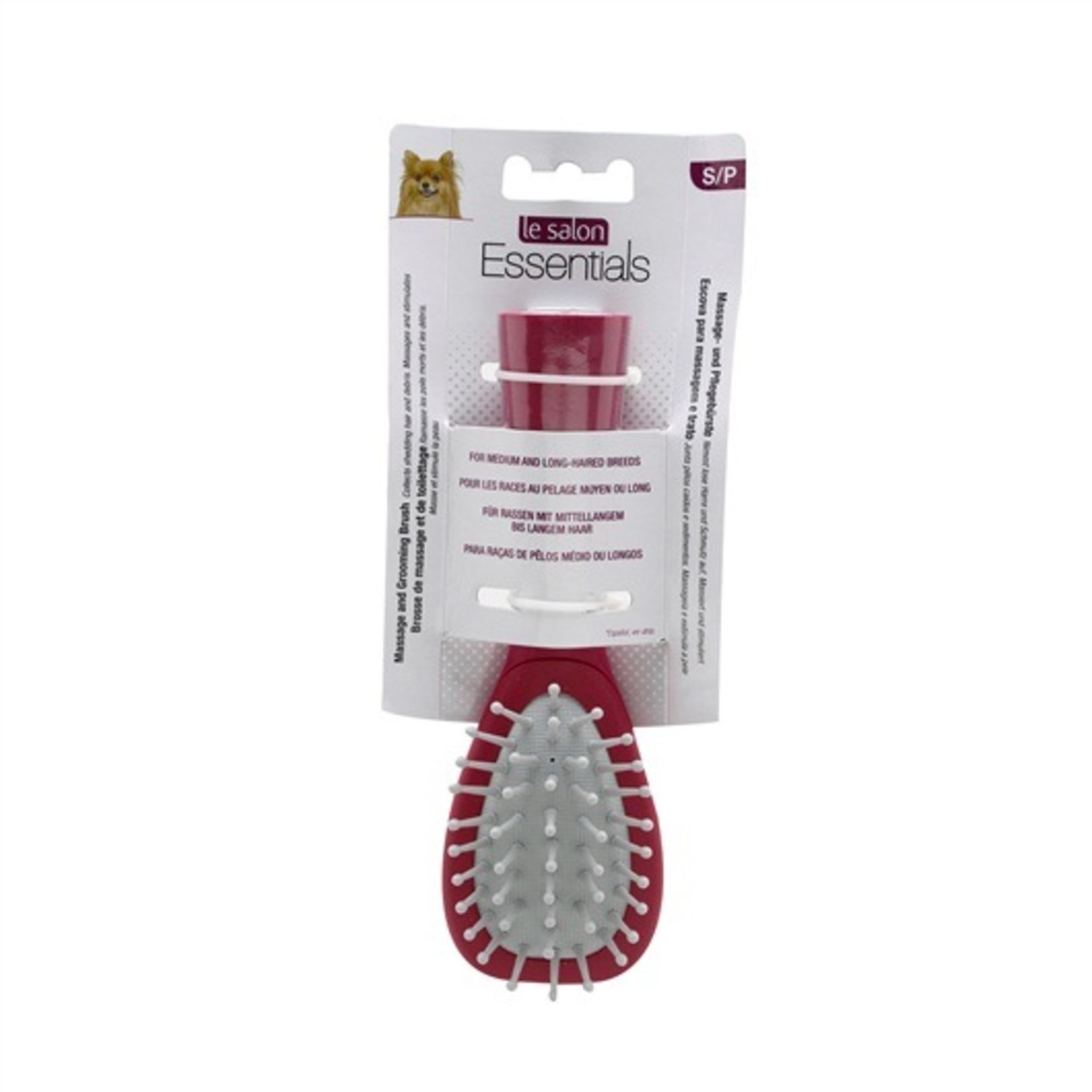 LE SALON (D) LS Essentials Msge & Grooming Brush,Sm-V