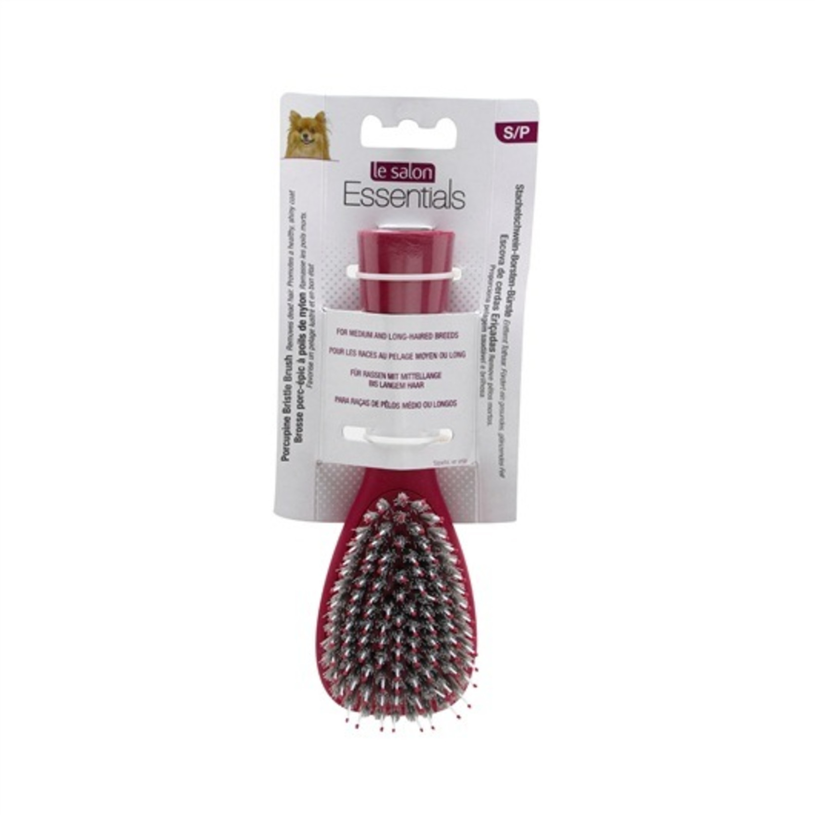 LE SALON LS Essntls. Porcupine Bristle Brush,Sm-V