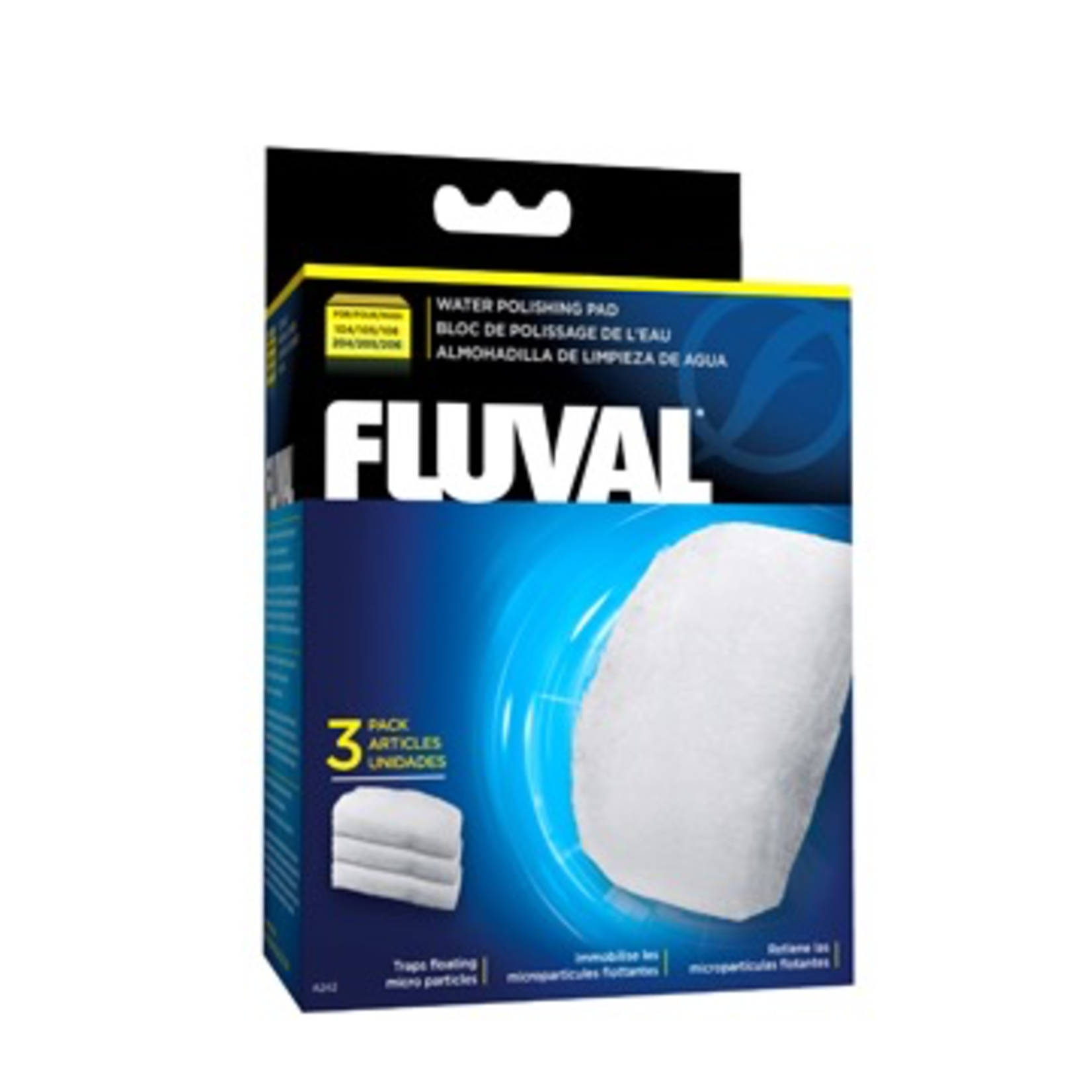 FLUVAL (W) Fluval Polishing Pad for 104/105/106 and 204/205/206 - 3 pieces