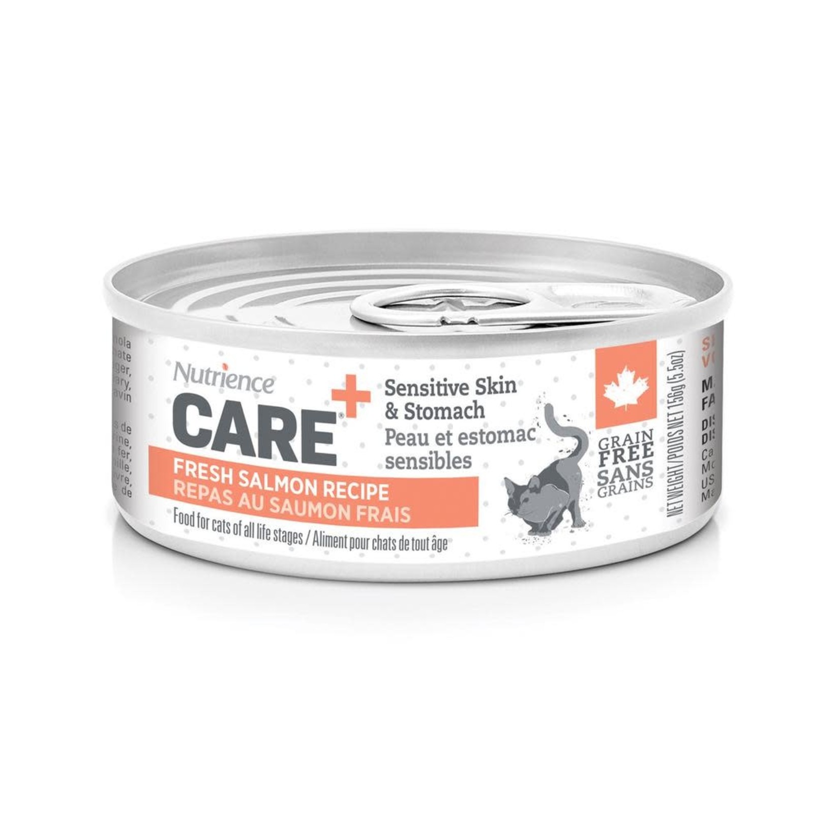 NUTRIENCE Nutrience Care Cat Sensitive skin & Stomach Can, 156g