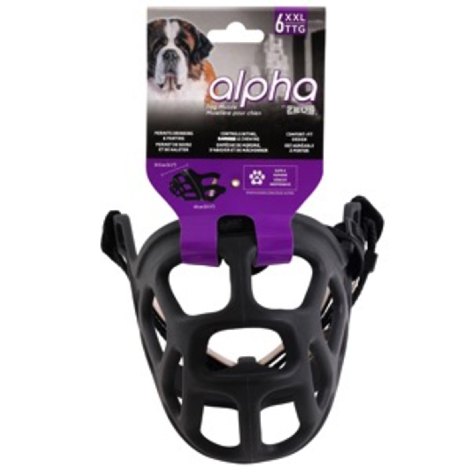 ZEUS Alpha by Zeus Dog Muzzle - Size 6 - XX-Large